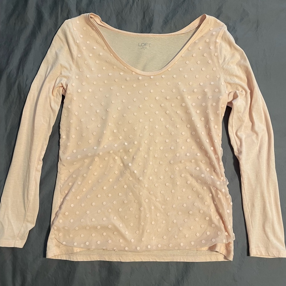 Loft Pink Long-sleeve Tee